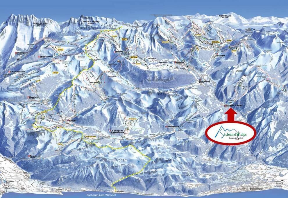 Appartement Cosy 3/4 Personnes A 5 Min Des Pistes. Saint-Jean-dʼAulps Zewnętrze zdjęcie